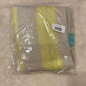 Maurice’s Yellow and Gray Striped scarf